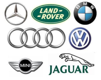 European cars - Mercedes, Land Rover, BMW, Audi, Volkswagon, Jaguar, MINI