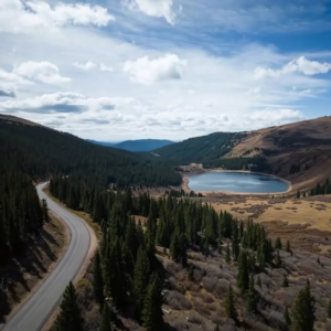 Long view of Guanella Pass Colorado Scenic Byway