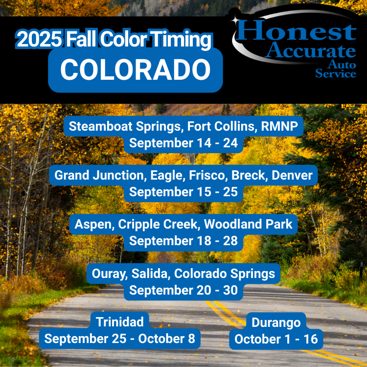 Dates for fall leaf peeping and scenic drives in Colorado Springs